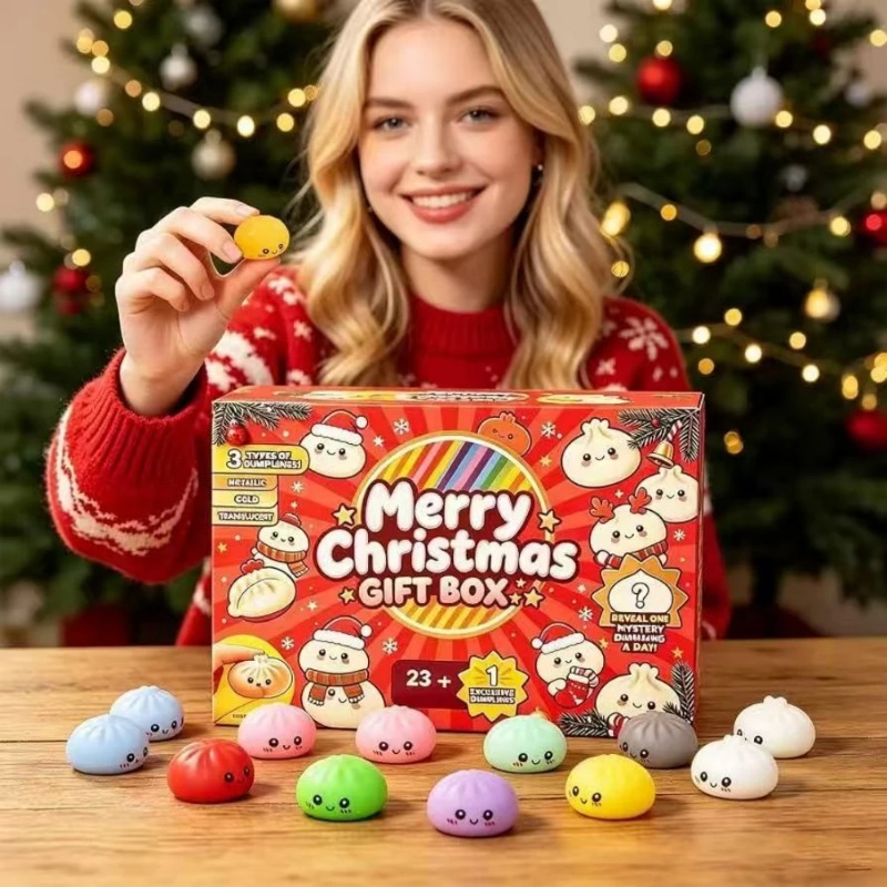Advent Calendar Gift - 24‑Days Christmas Dumpling Advent Calendar Gift