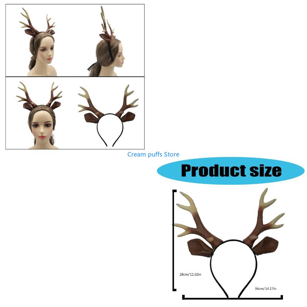 Reindeer Antlers Headband - 50LE Reindeer Antlers Headband,Deer Antlers Headband