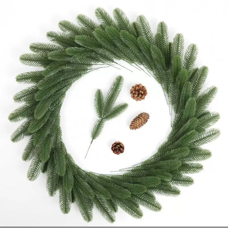 Artificial Pine Branches, Fake - Christmas Tree Artificial ulasan dan harga