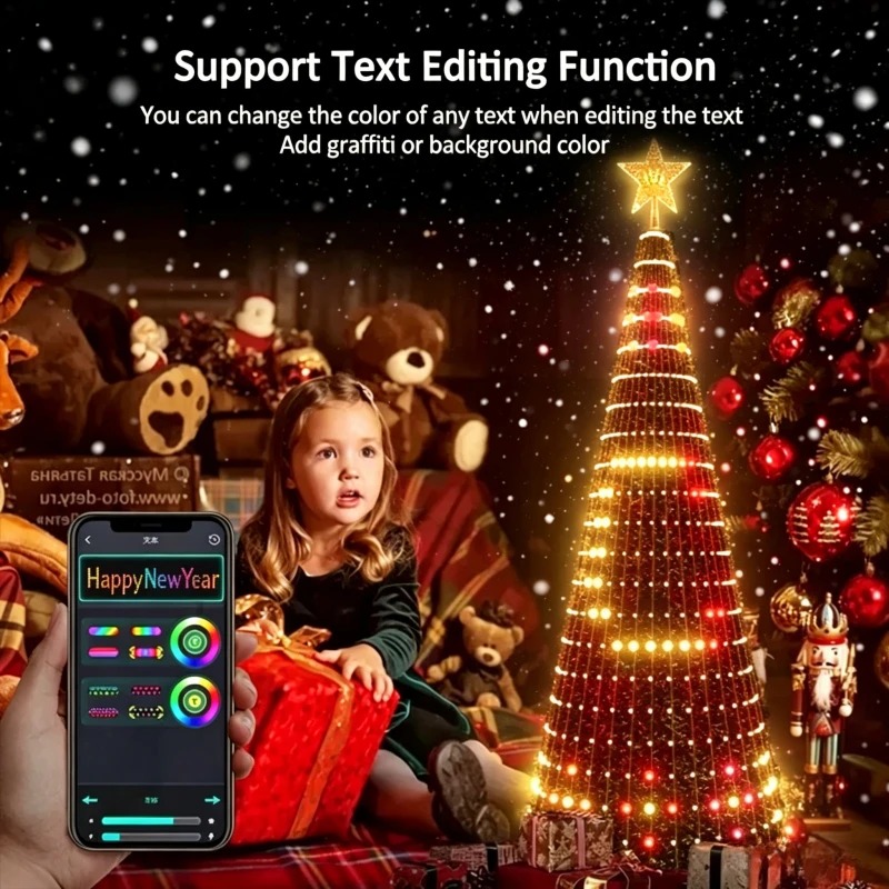 Smart RGB Christmas Tree Toppe - Star Tree Topper ulasan dan harga