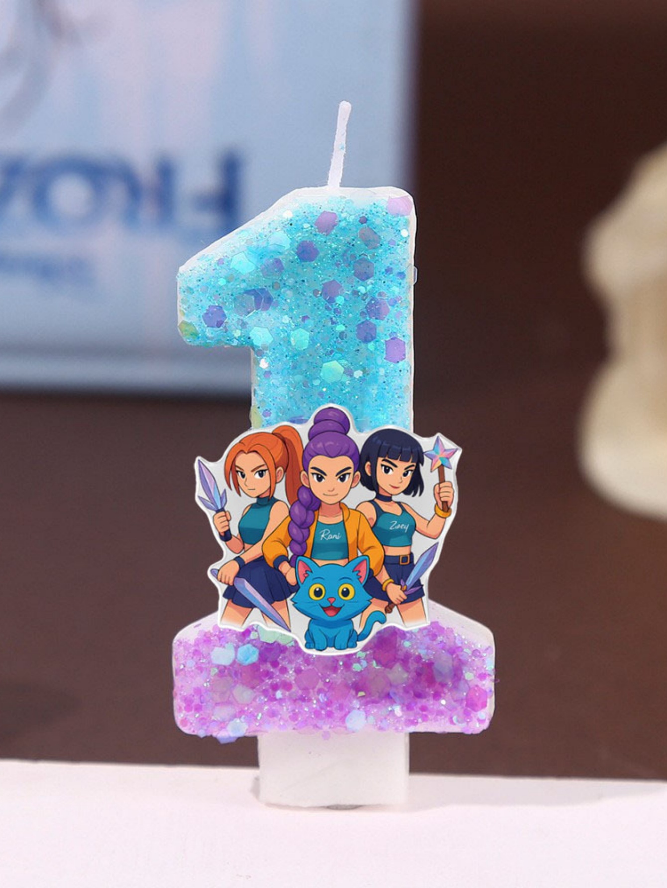 KPOP Blue and Purple Girl Powe - Holiday Candle Set ulasan dan harga