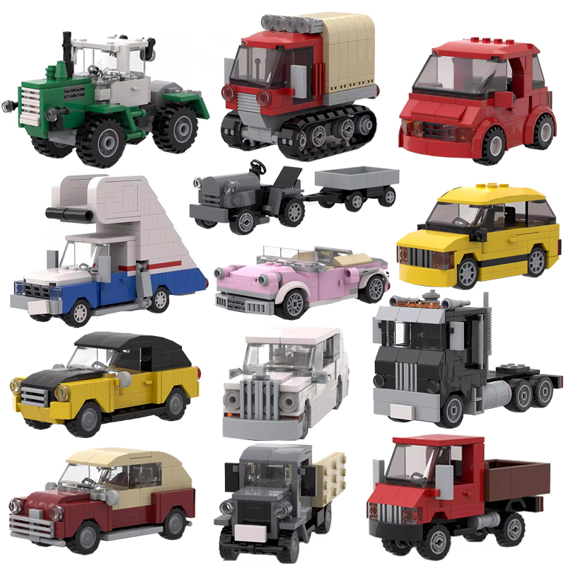 MOC City Mini Car Tractor Snow - Lego Set Creator ulasan dan harga