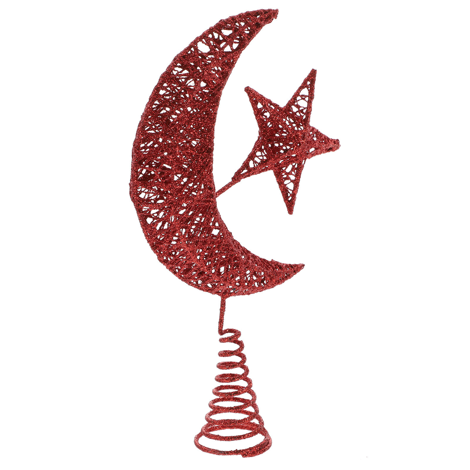 Festive Christmas Star Moon Tr - Star Tree Topper ulasan dan harga