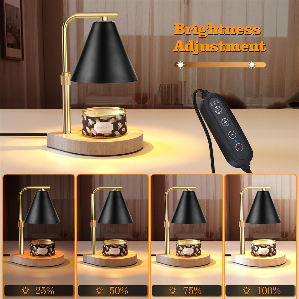 Black Candle Warmer Lamp with  - Holiday Candle Set ulasan dan harga