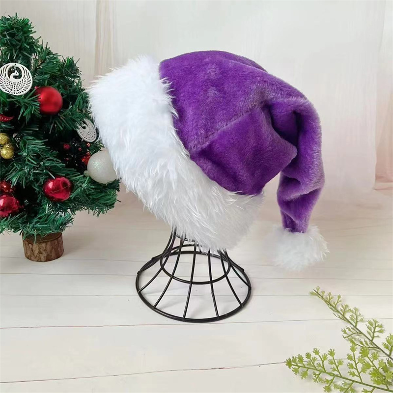 30*45cm Christmas Santa Hat Xm - Santa Hat Plush ulasan dan harga