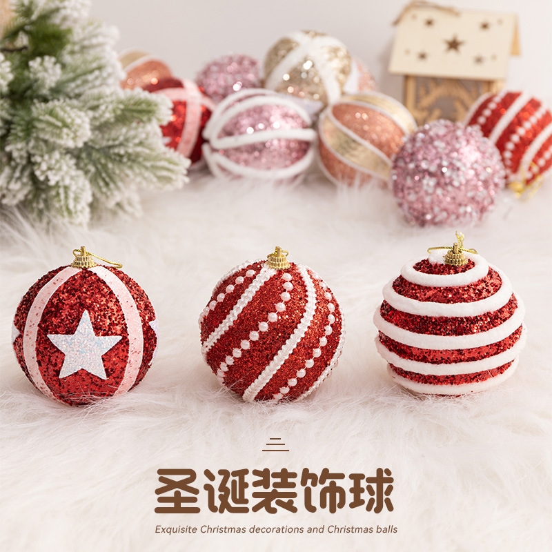 Christmas Tree Hanging Ornamen - Ornament Ball Set ulasan dan harga