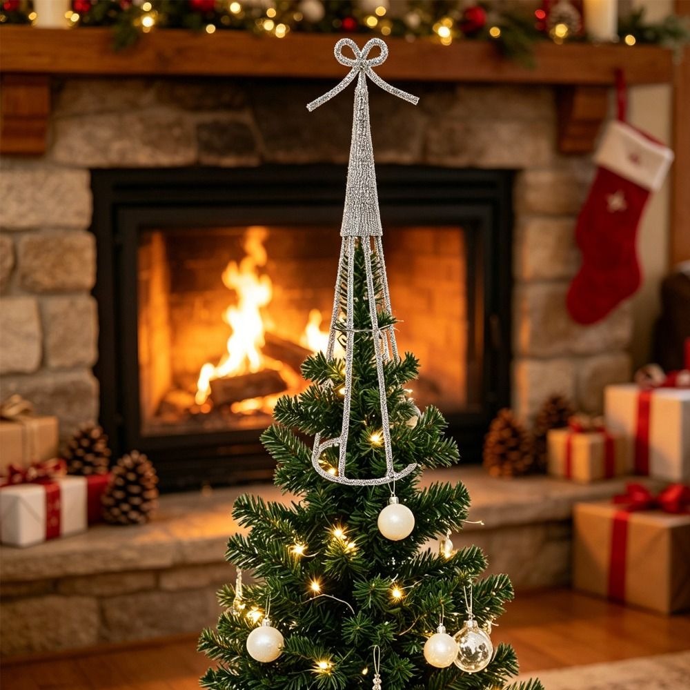 Wrought Iron Christmas Tree To - Star Tree Topper ulasan dan harga