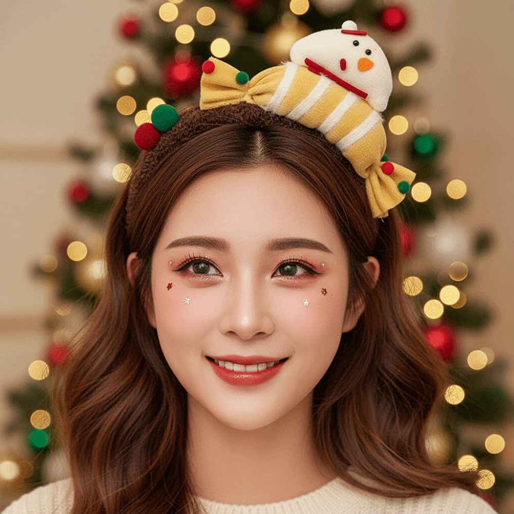 Plush Texture Christmas Headba - Reindeer Antlers Headband ulasan dan harga