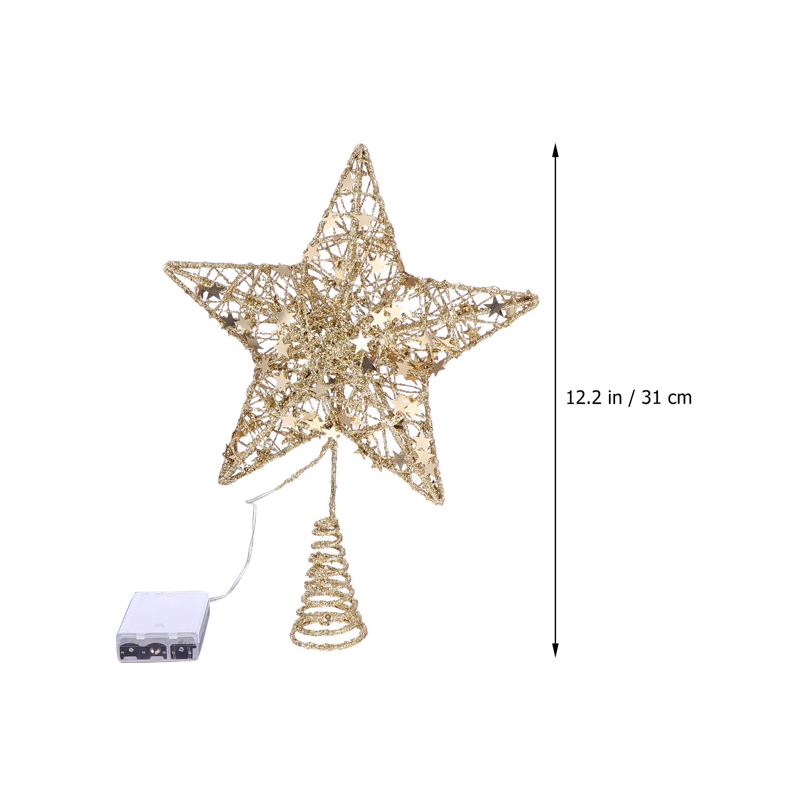 Xmas Tree Decoration Outdoor T - Star Tree Topper ulasan dan harga
