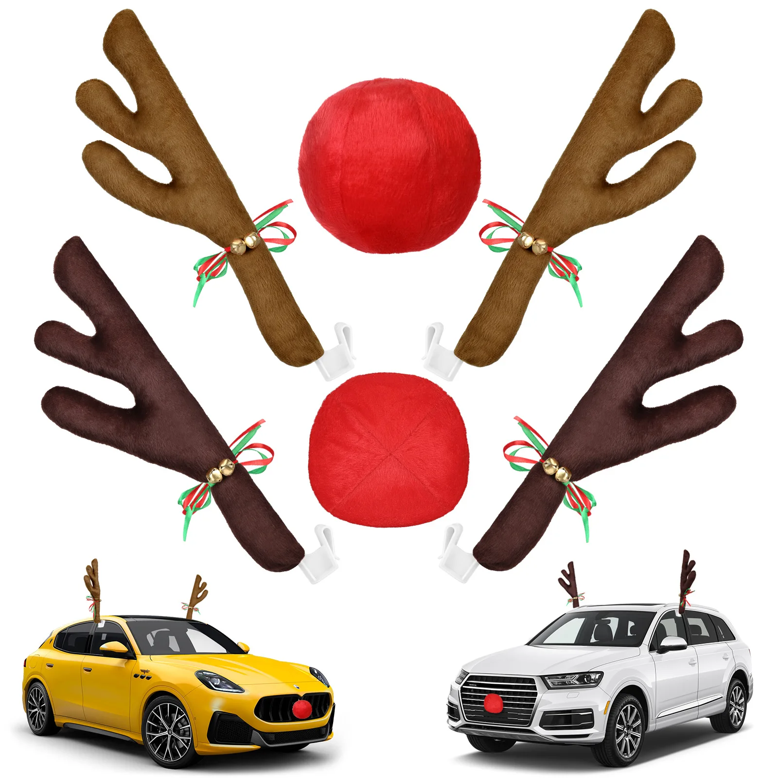 Car Christmas Decor Reindeer A - Reindeer Antlers Headband ulasan dan harga