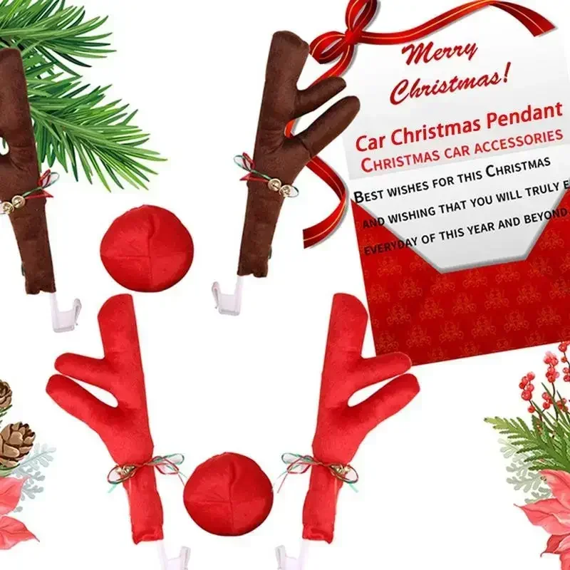 Car Christmas Decor Reindeer A - Reindeer Antlers Headband ulasan dan harga
