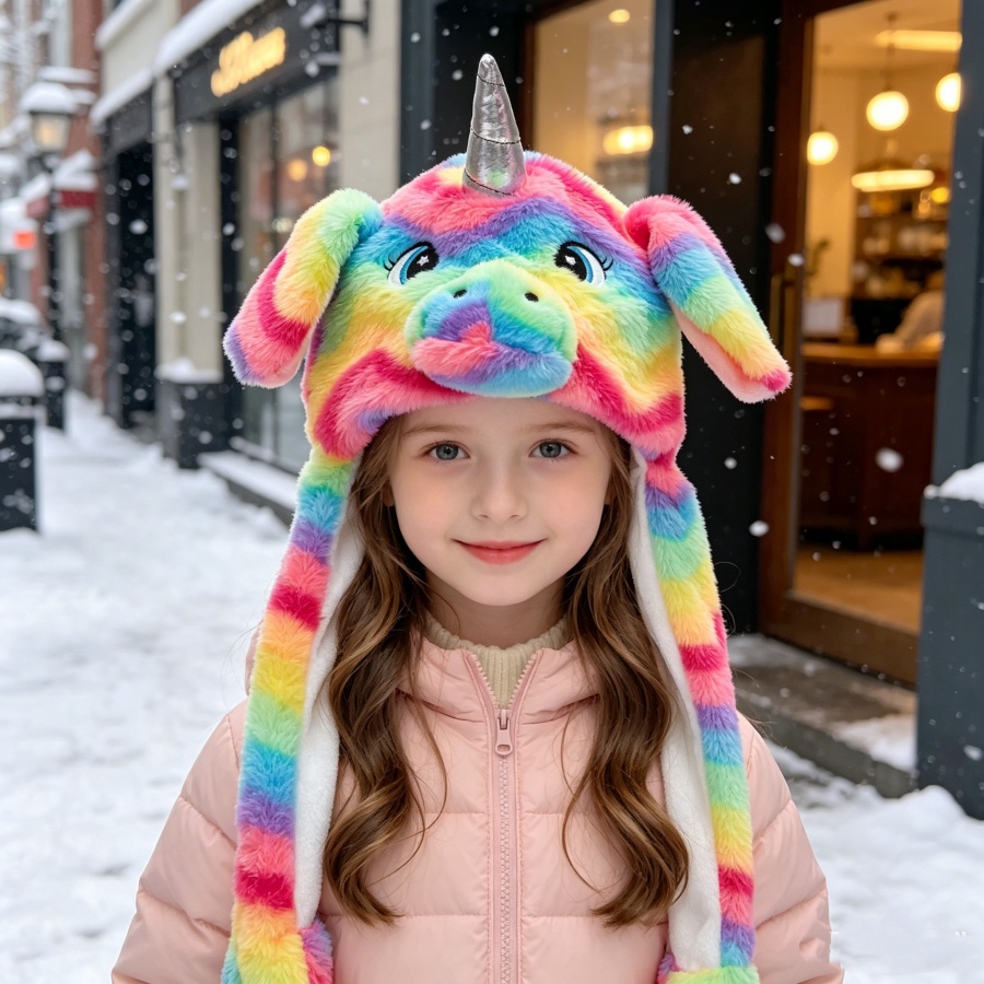 Unicorn Plush Hat with Moving  - Santa Hat Plush ulasan dan harga