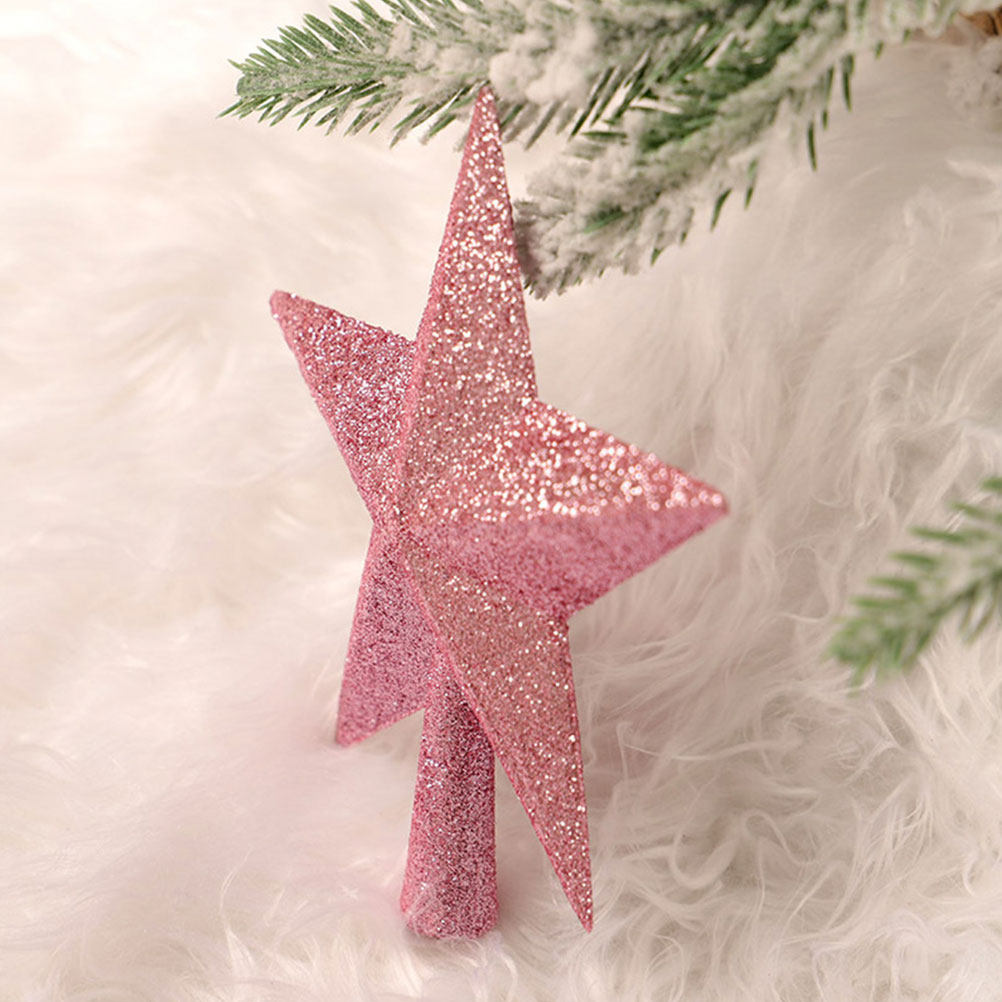 3 Pcs Holiday Christmas Orname - Star Tree Topper ulasan dan harga