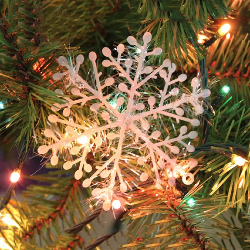 30pcs Christmas Snowflake Orna - Christmas Tree Artificial ulasan dan harga