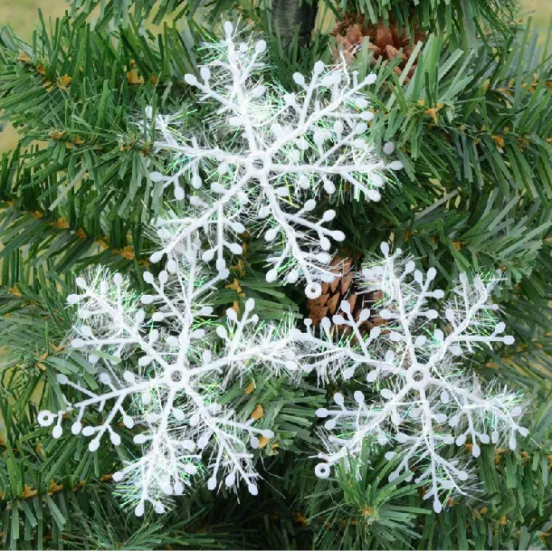 30pcs Christmas Snowflake Orna - Christmas Tree Artificial ulasan dan harga