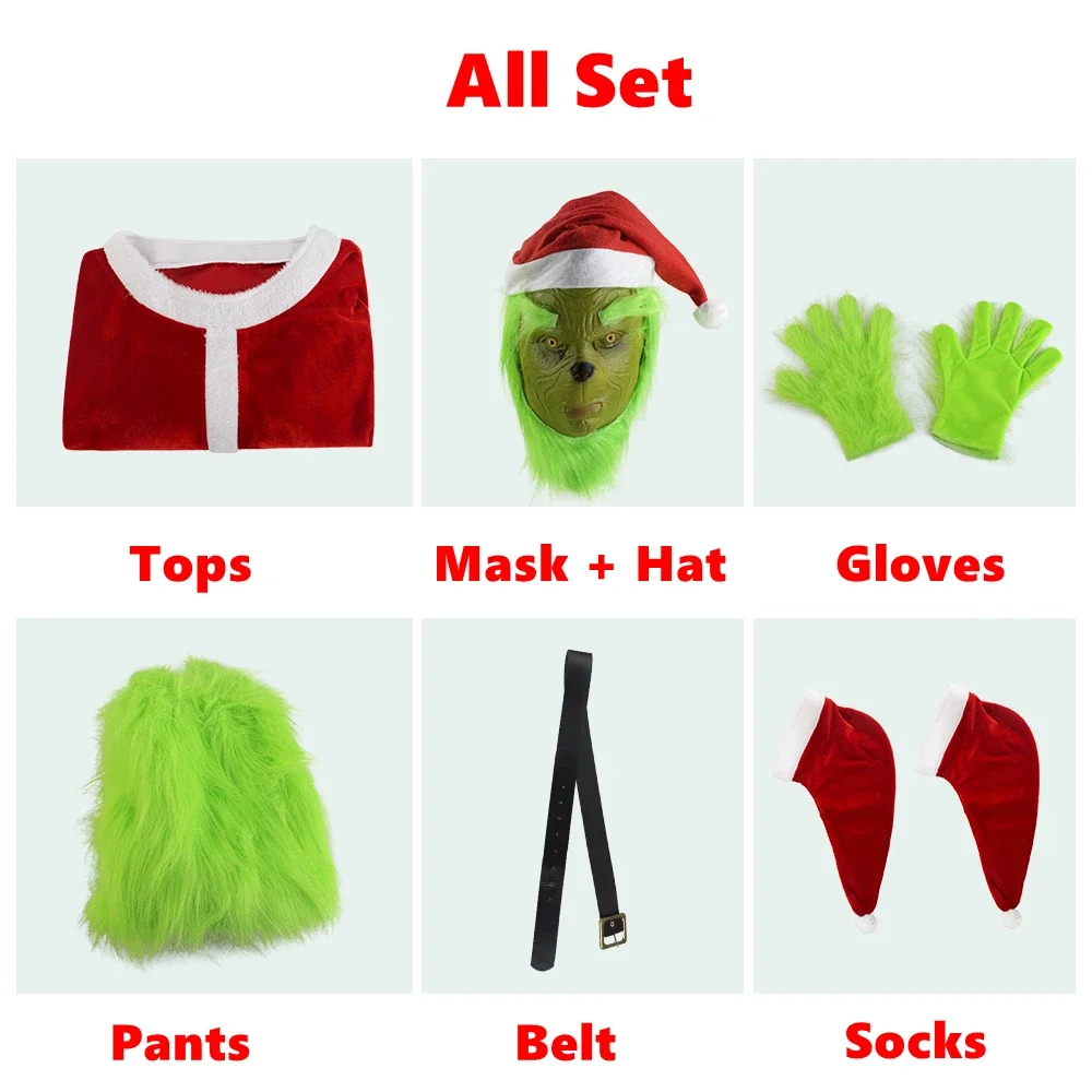 2026Cosplay Costumes Green Thi - Santa Hat Plush ulasan dan harga