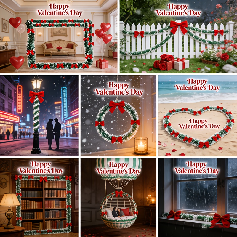 Artificial Christmas Garland X - Tinsel Garland Decoration ulasan dan harga