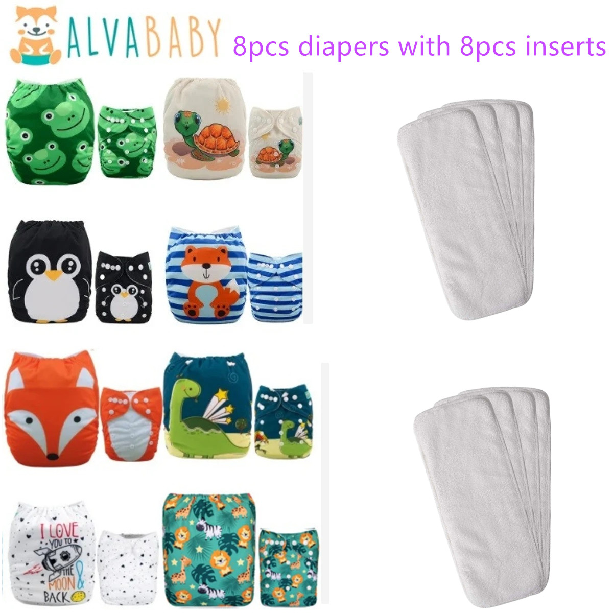 (8pcs diapers with 8pcs Insert - Pampers Diaper Premium Care ulasan dan harga