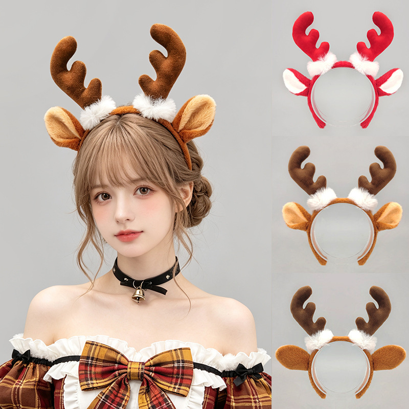 Headband Furry Reindeer Antler - Reindeer Antlers Headband ulasan dan harga